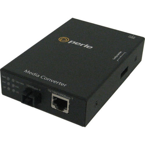 Perle S-1110-XT 101001000 to Fiber Industrial Temperature Media Converter - 1 x Network RJ-45 - 1 x SC Ports - 101001000Base-T 05090740