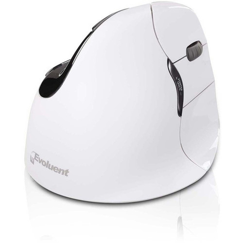 Evoluent VerticalMouse 4 Right Bluetooth - Optical - Wireless - Bluetooth - White - 2600 dpi - Scroll Wheel - 6 Buttons - 6 - VM4RB