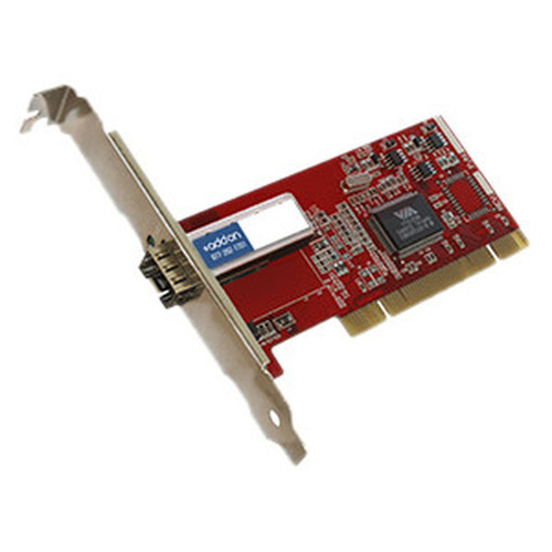 AddOn Gigabit Ethernet NIC Card w1 Open SFP Slot PCI 32Bit - PCI - Optical Fiber - 1000Base-SXLX - Plug-in Card ADD-PCI-1SFP