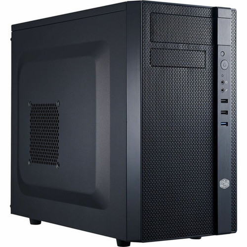 Cooler Master NSE-200-KKN1 Computer Case - Mini-tower - Midnight Black - Steel Plastic Metal Mesh - 6 x Bay - Micro ATX Mini ITX - NSE-200-KKN1