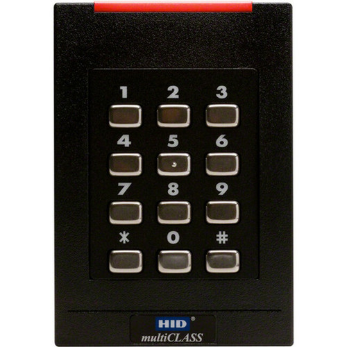 HID multiCLASS SE RPK40 Smart Card Reader - Contactless - Cable - 425 10795 mm Operating Range - Wiegand Pigtail - Wall Box - 921PTNNEK0001V