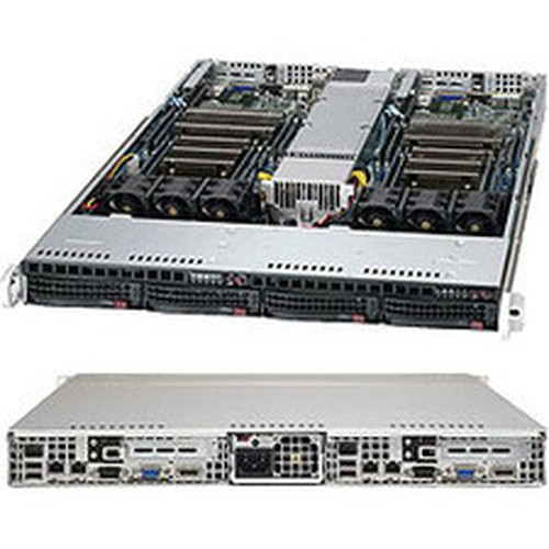 Supermicro SuperServer 6017R-MTLF Server Barebone System - 1U Rack-mountable - Socket R LGA-2011 - 2 x Processor Support - Intel C602J SYS-6017R-MTLF