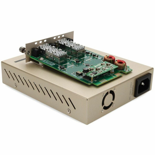 AddOn 10G OEO Converter with 2 open SFP slot Standalone Kit - Multi-mode Single-mode - 10GBase-X - 2 x Expansion Slots - 2 x SFP - ADD-MCC10G2SFP-SK