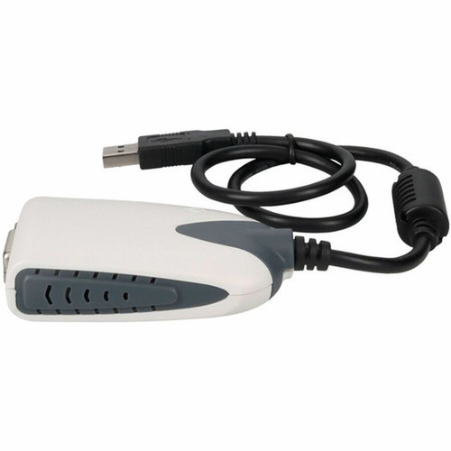 AddOn 5 pack of 8in USB 20 A Male to VGA Female Black AV Adapter - 1 x USB 20 Type A - Male - 1 x 15-pin HD-15 VGA - Female - x - USB2VGA-5PK