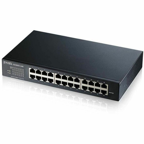 ZYXEL 24-Port GbE Smart Managed Switch - 24 Ports - Manageable - 101001000Base-T - 2 Layer Supported - Twisted Pair - Desktop - GS1900-24E