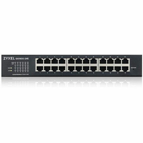 ZYXEL 24-Port GbE Smart Managed Switch - 24 Ports - Manageable - 101001000Base-T - 2 Layer Supported - Twisted Pair - Desktop - GS1900-24E
