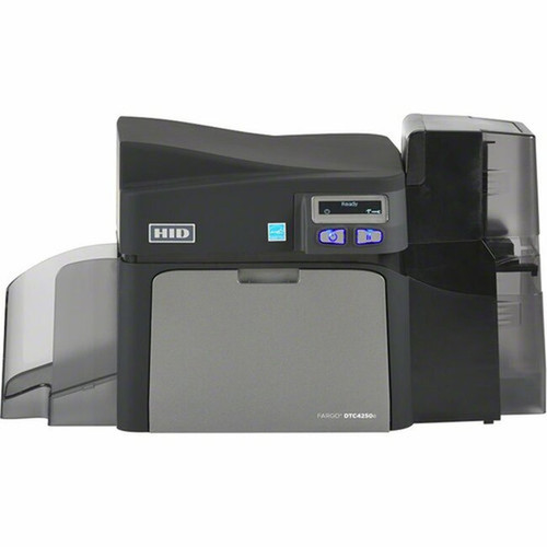 Fargo DTC4250e Desktop Dye SublimationThermal Transfer Printer - Color - Card Print - Fast Ethernet - USB - LCD Display Screen - 6 - 052106