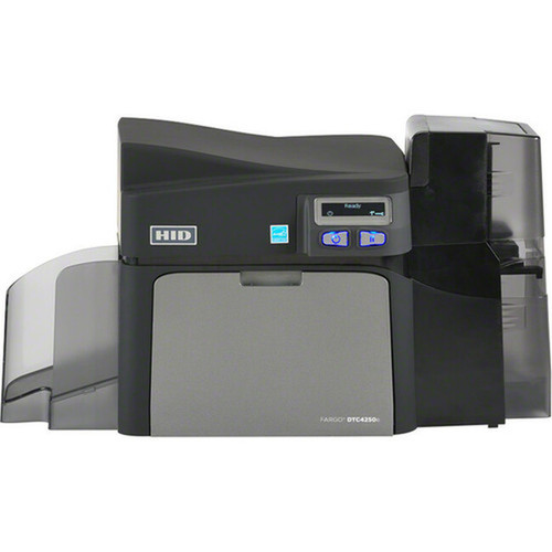 Fargo DTC4250e Desktop Dye SublimationThermal Transfer Printer - Color - Card Print - Ethernet - USB - LCD Display Screen - 6 Second 052110
