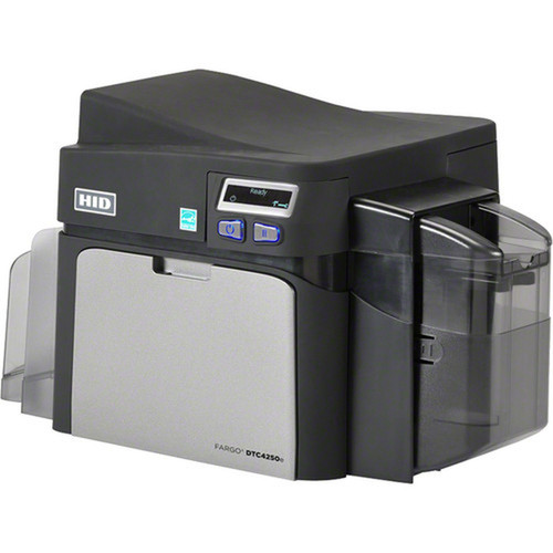 Fargo DTC4250e Desktop Dye SublimationThermal Transfer Printer - Color - Card Print - Fast Ethernet - USB - LCD Display Screen - 6 - 052116