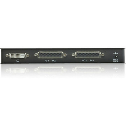 ATEN 4-Port USB DVI KVM Switch - 4 Computers - 1 Local Users - 1920 x 1200 - 2 x USB - 1 x DVI CS74D