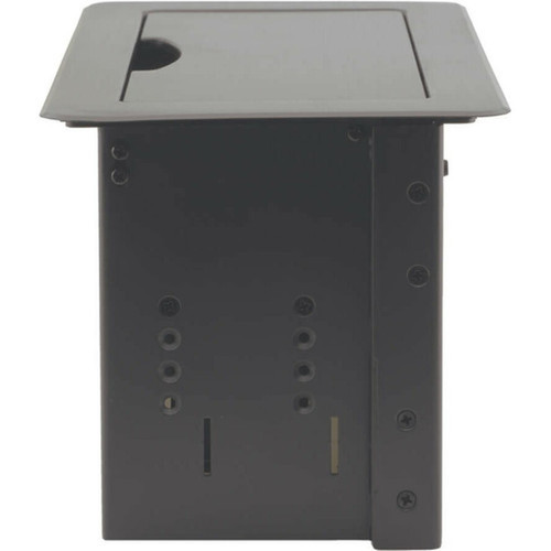 Kramer Table Mount Modular Multi-Connection Solution - Manually Retracting Lid - Rectangular Desktop TBUS-6XLB