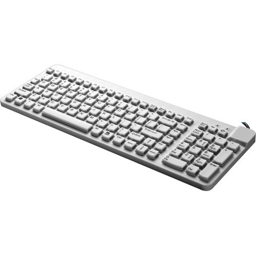 Man  Machine Premium Full Size Waterproof Disinfectable Keyboard - Cable Connectivity - USB Interface - English French - Computer - ECOOLMAGR5