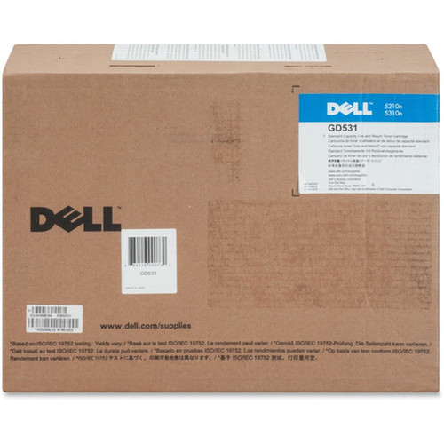 Dell GD531 Original Laser Toner Cartridge - Black - 1 Each - 10000 Pages GD531