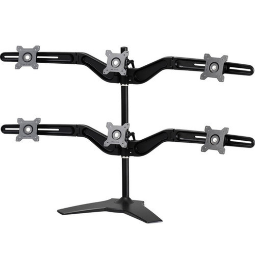 Amer_Mounts_Stand_Based_Hex_Monitor_Mount_Up_to_24_132lb_monitors_-_Up_to_24_Screen_Support_-_6_kg_Load_Capacity_-_Flat_Panel_Type_AMR6S