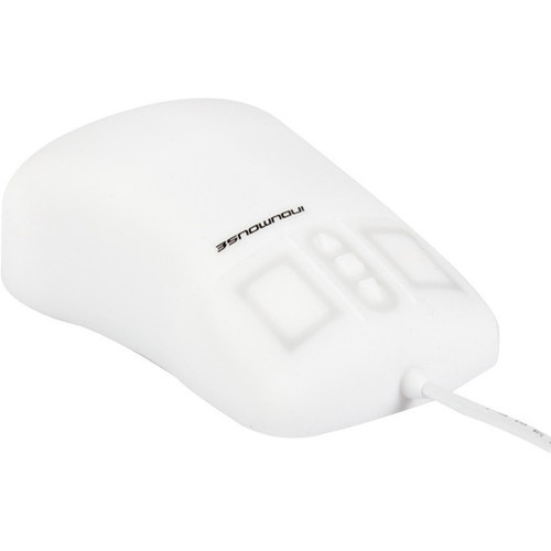 induKey InduMouse - Laser - Cable - White - USB 20 - 1600 dpi - Scroll Button - 5 Buttons - Symmetrical KH20225