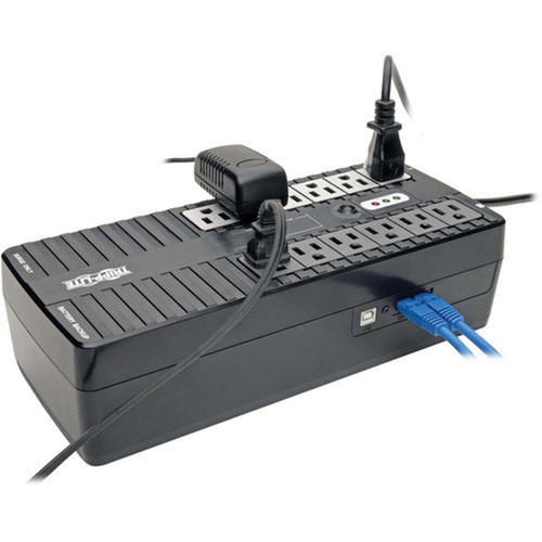 Tripp Lite by Eaton ECO900UPSM 900VA Ultra-compact DesktopTowerWall Mount UPS - Ultra-compact DesktopTowerWall Mount - 8 Hour - - ECO900UPSM