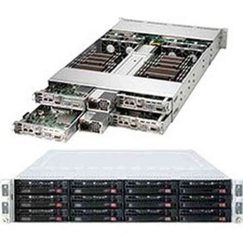 Supermicro SuperServer 6028TR-HTR Server Barebone System - 2U Rack-mountable - Socket R LGA-2011 - 2 x Processor Support - Intel C612 SYS-6028TR-HTR