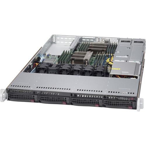 Supermicro SuperServer 6018R-WTR Server Barebone System - 1U Rack-mountable - Socket LGA 2011-v3 - 2 x Processor Support - Intel C612 SYS-6018R-WTR