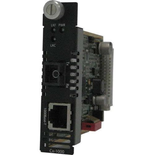 Perle CM-1000-M1SC05U - Gigabit Ethernet Media Converter Managed Module - 1 x Network RJ-45 - 1 x SC Ports - 005 mil 0 mm 006 - 05042890