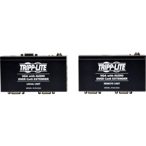 Tripp Lite by Eaton B130-202A Video ConsoleExtender - 1 Input Device - 2 Output Device - 500 ft 152400 mm Range - 2 x Network - 1 x B130-202A