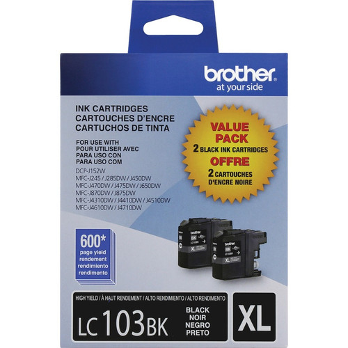 Brother Innobella LC1032PKS Original Ink Cartridge - Inkjet - High Yield - 600 Pages - Black (Fleet Network)