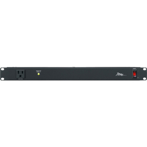 Middle Atlantic Essex Series Horizontal Rack Mounted Power Distribution Unit - Horizontal Rack PDU - 9 Outlet - NEMA 5-15P - 9 x AC - PWR-9-RP