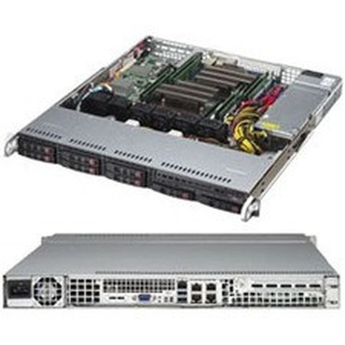 Supermicro SuperServer 1028R-MCT Server Barebone System - 1U Rack-mountable - Socket LGA 2011-v3 - 2 x Processor Support - Intel C612 SYS-1028R-MCT