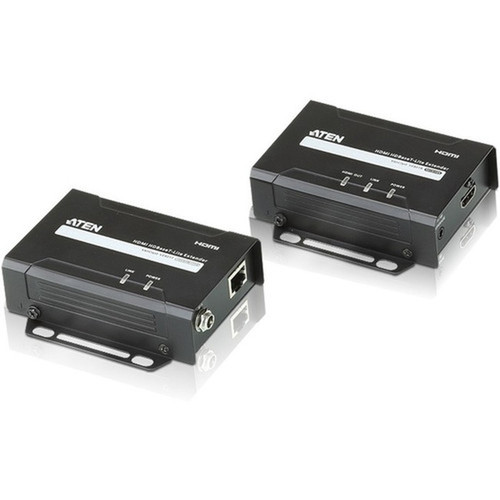 ATEN HDMI HDBaseT-Lite Extender HDBaseT Class B - 1 Input Device - 1 Output Device - 7087 1800 mm Range - 2 x Network RJ-45 - VE801