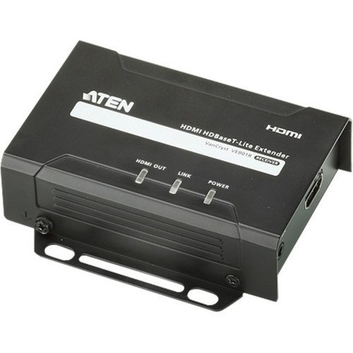 ATEN HDMI HDBaseT-Lite Receiver HDBaseT Class B - 1 Output Device - 7087 1800 mm Range - 2 x Network RJ-45 - 1 x HDMI Out - 4K VE801R