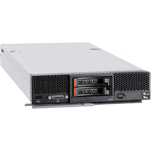 Lenovo Flex System x240 7162F4U Blade Server - 1 Xeon E5-2650L v2 170 GHz - 16 GB RAM - 6Gbs SAS Serial ATA600 Controller - Intel 7162F4U