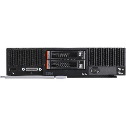 Lenovo Flex System x240 7162J2U Blade Server - 1 Xeon E5-2670 v2 250 GHz - 16 GB RAM - 6Gbs SAS Serial ATA600 Controller - Intel - 7162J2U