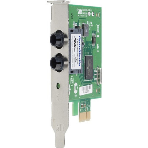 Allied Telesis 1000SX ST PCI Express x1 Adapter Card - PCI Express 20 - 1 Ports - 1 x ST Ports - Optical Fiber - 1000Base-SX - AT-2911SXST-901