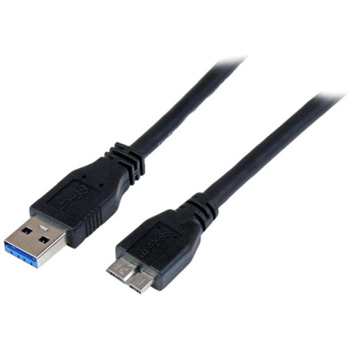 StarTech.com 1m (3ft) Certified SuperSpeed USB 3.0 A to Micro B Cable - M/M - 3.3 ft USB Data Transfer Cable for Video Capture Card, - (Fleet Network)