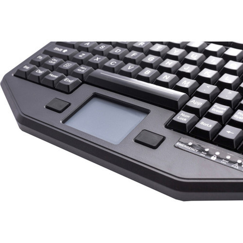 iKey Full Travel Keyboard - Cable Connectivity - USB Interface - Emergency Hot Keys - TouchPad IK-88-TP-USB