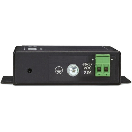 Black Box PoE Industrial Gigabit Ethernet Media Converter SFP - 1 x Network RJ-45 - Gigabit Ethernet - 101001000Base-TX - 1 x - LGC5300A