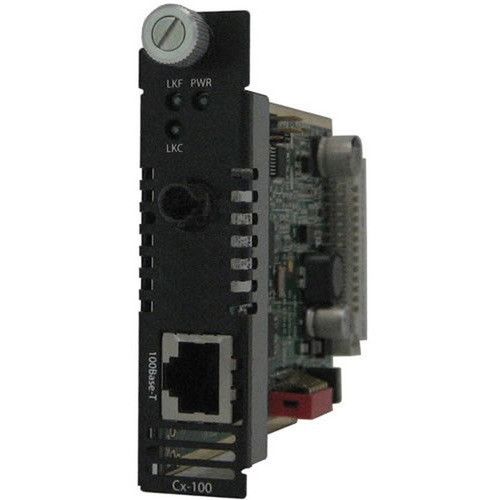 Perle Fast Ethernet Converter Module Unmanaged - 1 x Network RJ-45 - 1 x ST Ports - Multi-mode - 005 mil 0 mm 006 mil 0 mm - 05041810