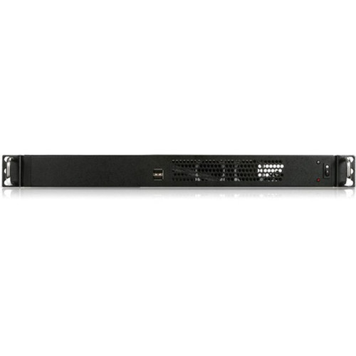 iStarUSA 1U 525 bay Compact Rackmount mini-ITX Chassis - Rack-mountable - Black - Steel - 1U - 2 x Bay - 1 - Mini ITX Motherboard - D-1101-ITX
