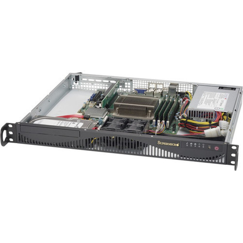 Supermicro SuperServer 5019S-ML Server Barebone System - 1U Rack-mountable - Socket H4 LGA-1151 - 1 x Processor Support - Intel C236 - SYS-5019S-ML