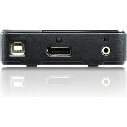 ATEN CS782DP 2-Port USB DisplayPort KVM Switch - 2 Computers - 1 Local Users - 4096 x 2160 - 4 x USB - Rack-mountable - 3 x CS782DP