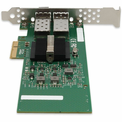 AddOn Intel Gigabit Ethernet Card - PCI Express 20 x4 - Intel 82576 - 2 Ports - Optical Fiber - Multi-mode - 1000Base-SX - Plug-in I350F2-AO