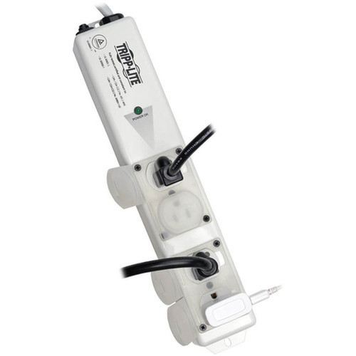 Tripp Lite by Eaton PS-406-HGULTRA 4-Outlet Power Strip - NEMA 5-15P-HG - 4 x NEMA 5-15R-HG - 6 ft 183 m Cord - 15 A Current - 120 PS-406-HGULTRA