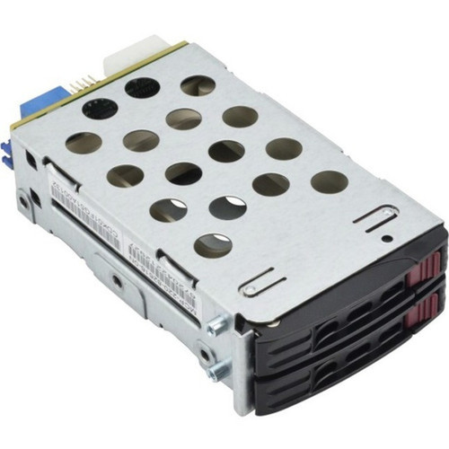 Supermicro Drive Enclosure for 25 Internal - Black - 2 x HDD Supported - 2 x SSD Supported - 2 x Total Bay - 2 x 25 Bay MCP-220-82616-0N