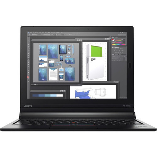Lenovo ThinkPad X1 Tablet 20GG001KUS 12 Convertible 2 in 1 Notebook - Intel Core M m5-6Y57 - 8 GB - 256 GB SSD - English US - Black 20GG001KUS