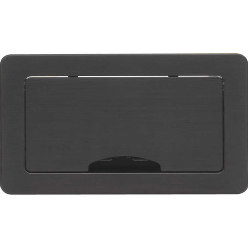 Kramer Table Mount Modular Multi-Connection Solution - Manually Retracting Lid - Rectangular Desktop TBUS-6XLBC