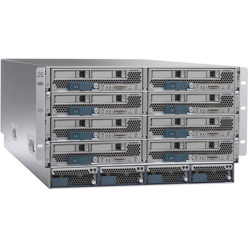 Cisco UCS 5108 Blade Server Chassis - Rack-mountable - 6U - 250 kW - TAA Compliant UCS-SP-5108-DC