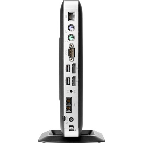 HP t630 Thin Client G-Series Quad-core 4 Core 2 GHz - 4 GB RAM DDR4 SDRAM - 8 GB Flash Radeon R6E Graphics - Gigabit Ethernet - HP - X4X16AAABA