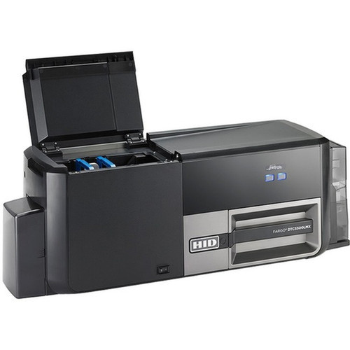 Fargo DTC5500LMX Double Sided Desktop Dye SublimationThermal Transfer Printer - Color - Card Print - USB - 213 54 mm Print Width 056305
