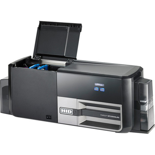 Fargo DTC5500LMX Double Sided Desktop Dye SublimationThermal Transfer Printer - Color - Card Print - USB - 213 54 mm Print Width 056305