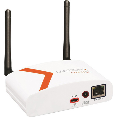 Lantronix SGX 5150 IoT Device Gateway - Twisted Pair - 1 x Network RJ-45 - 1 x USB - 10Base-T 100Base-TX - Fast Ethernet - IEEE - - SGX5150000ES