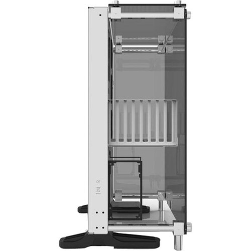 Thermaltake Core P5 Tempered Glass Snow Edition ATX Wall-Mount Chassis - Mid-towerWall Mountable - Black - Hot Dip Galvanized Steel CA-1E7-00M6WN-01